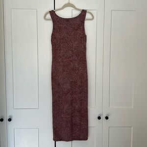 Athleta Santorini midi print dress